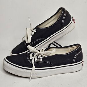 Vans Unisex Off The Wall 721356 Black Casual Skate Shoes Sneakers Size M 7 W8.5